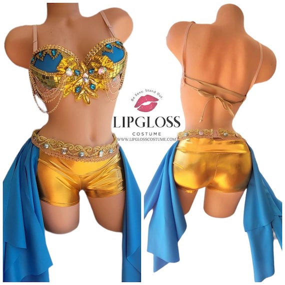 Sexy Ladies Cosplay Fancy-Dress Outfits Slave Bikini Costume Mesh Lingerie  Suit