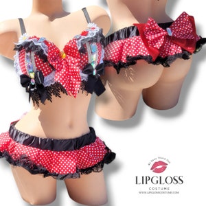 sexy minnie mouse lingerie Disney Minnie Mouse Polka Dot Swim Top