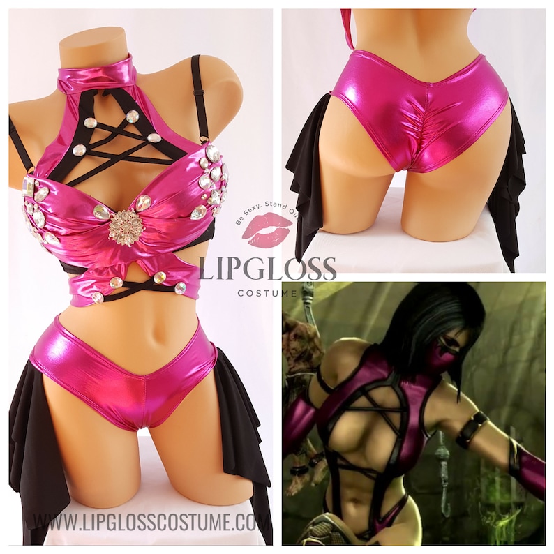 Sexy Mortal Kombat Mileena Costume Sexy Cosplay Costume Sexy Etsy