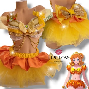 princess peach dress etsy sexy Princess Peach Dress Adults
