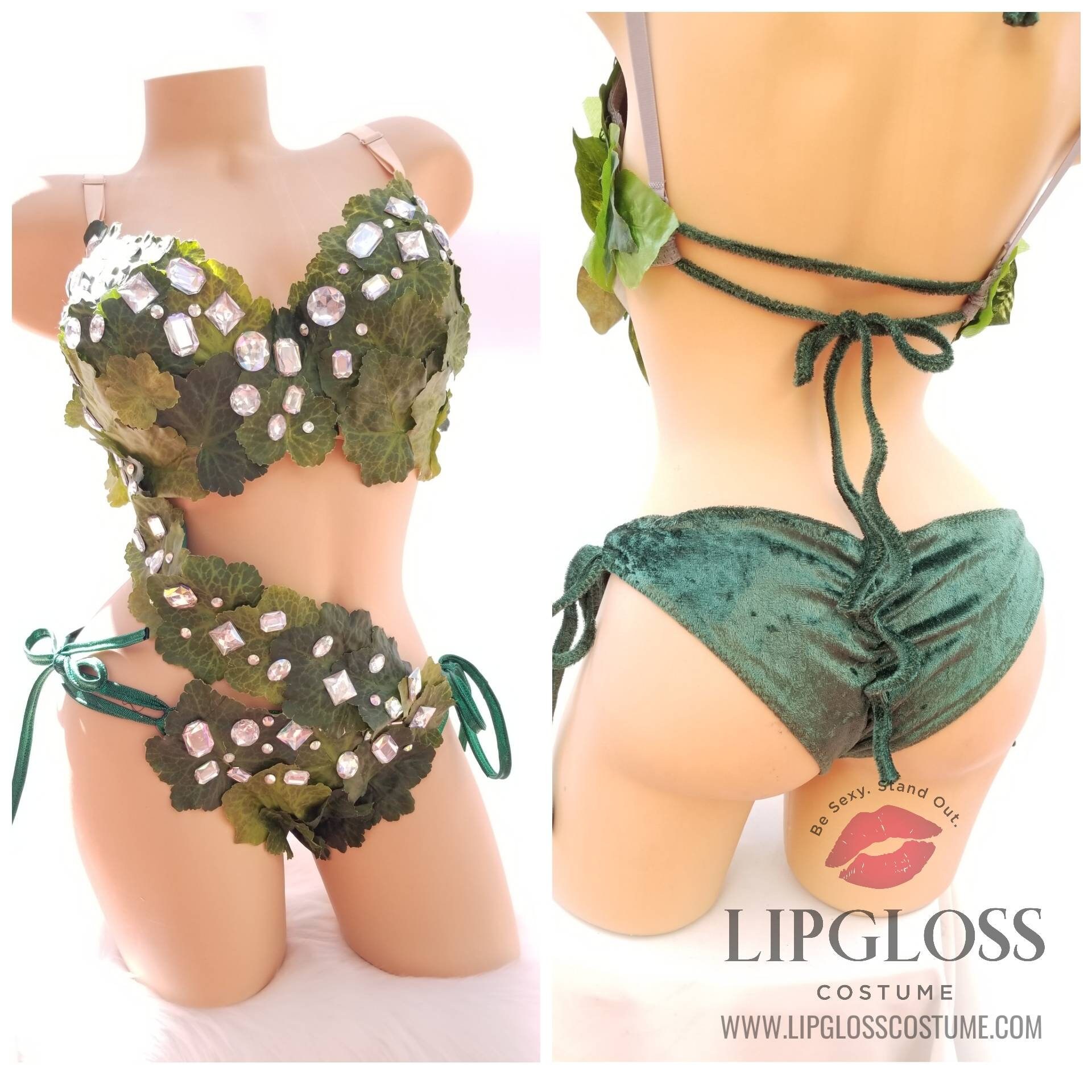 Sexy Poison Ivy Costume Adult Poison Ivy Women Costume Sexy Etsy