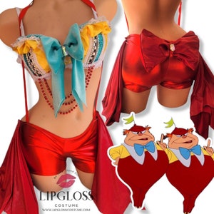 Tweedle Dee Tweedle Dum Inspired Costume - Rave Wear - Rave Outfit - Beyond Wonderland Costume - Nocturnal