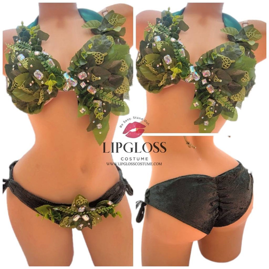 Costume sexy d Adam et Eve femme adulte Poison Ivy Mere Nature Foret Theme de la feuille verte Porter la danse Costume d Halloween unique Cosplay Etsy Canada