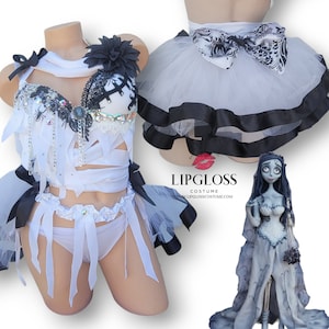 The Sexy Frankenstein Bride, Mummy Ghost, Adult Women Costume, Corpse Skeleton, Black Spider, Horror, Ghouls, Scary Unique Outfit