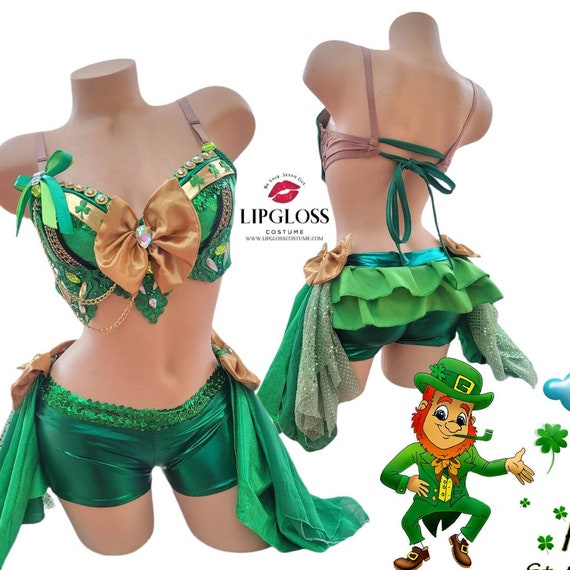 Sexy Leprechuan, St. Patrick's Day, April Fool's, Green Shamrock, Womans Unique Halloween Costume Cosplay - Etsy Sexy Leprechuan, St. Patrick's Day, April Fool's, Green Shamrock, Womans Unique Halloween Costume Cosplay - Etsy
