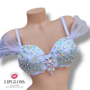 Braut, Prinzessin, Eis-Königin Kristall BH, Braut, Prinzessin, Top nach Maß