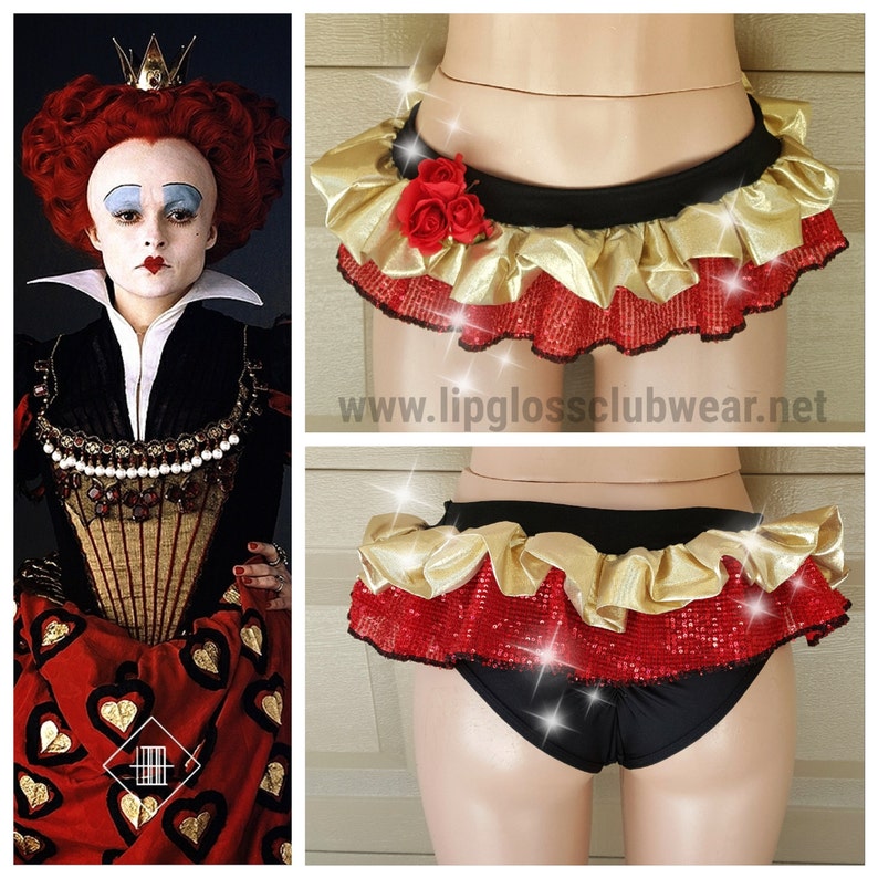 frilly skirt bikini bottoms