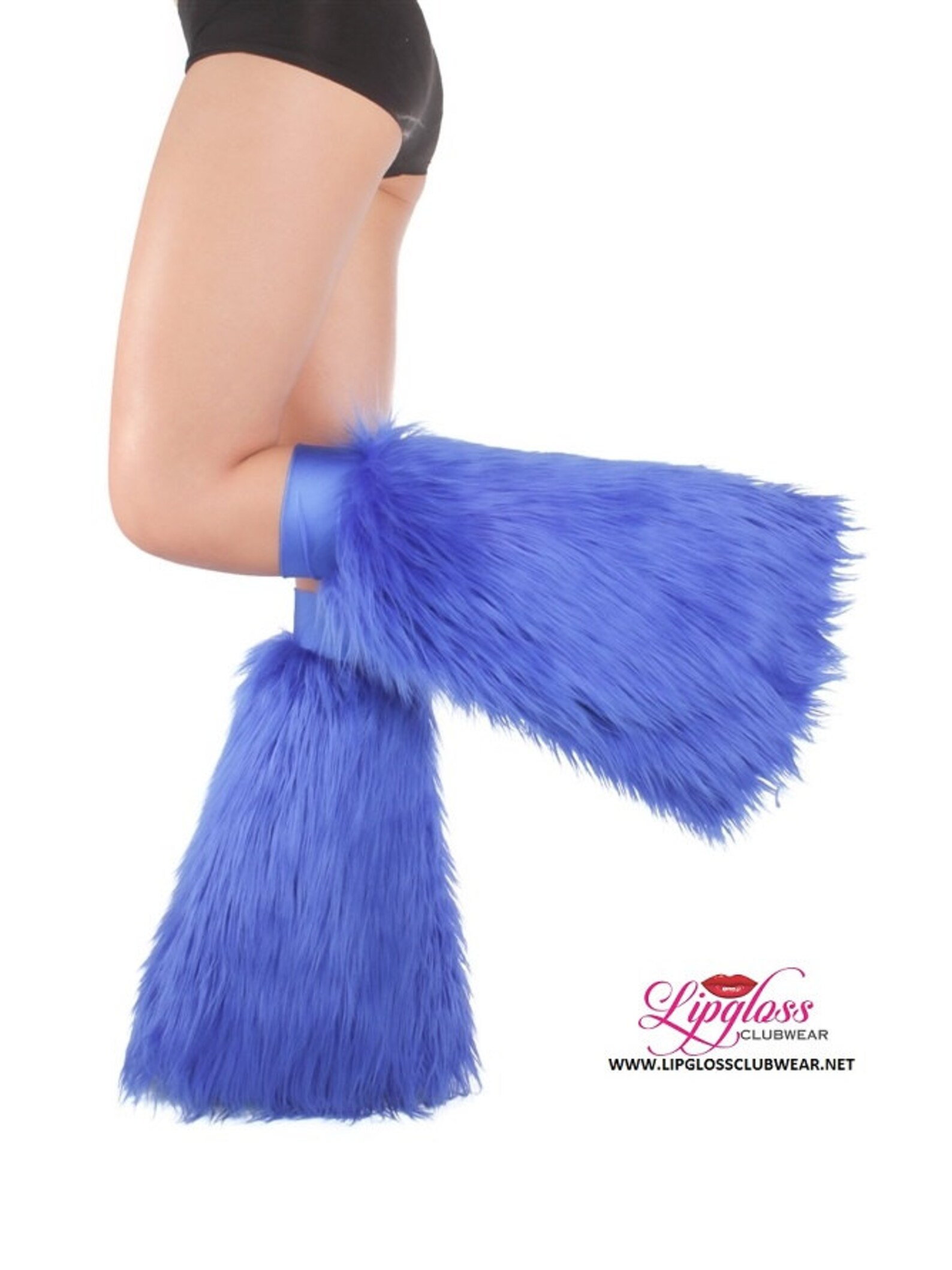 Royal Blue Rave Fluffie Royal Blue Furry Leg Warmer Royal Etsy