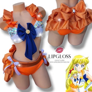 Sexy Sailor Venus Woman Cosplay Halloween Costume, Comic Manga Anime Character, Sailor Scout, Female Super Hero , Group Costume ideas