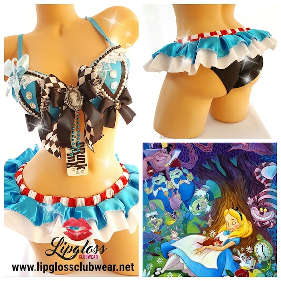 Sexy Alice in wonderland Adult costume rave woman female