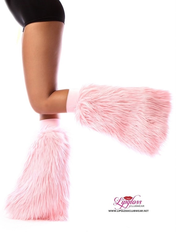 baby pink leg warmers