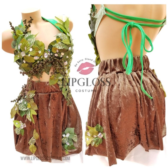 Grune Mutter Natur Kostum Poison Ivy Kostum Sexy Mutter Etsy Deutschland