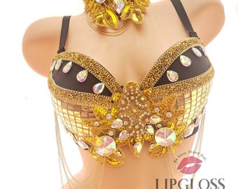 Egyptian Princess Rave Bra, Greek Rave Bra, Egyptian Princess, Arabian Bra, Arabia, Custom Bra