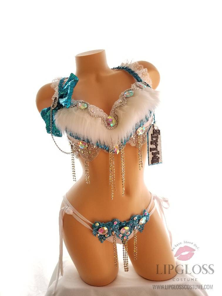 sexy white rabbit costume