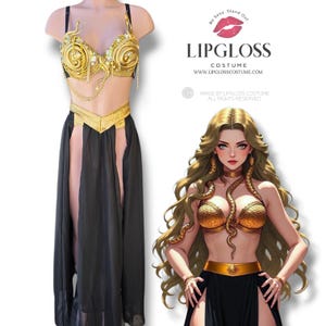 Reina Serpiente Medusa Dorada, Personaje Malvado de Cuentos, Disfraz Sexy de Mujer de Cintura Alta, Hechicera de Venom, Disfraz de Bruja Serpiente, Halloween para Adultos