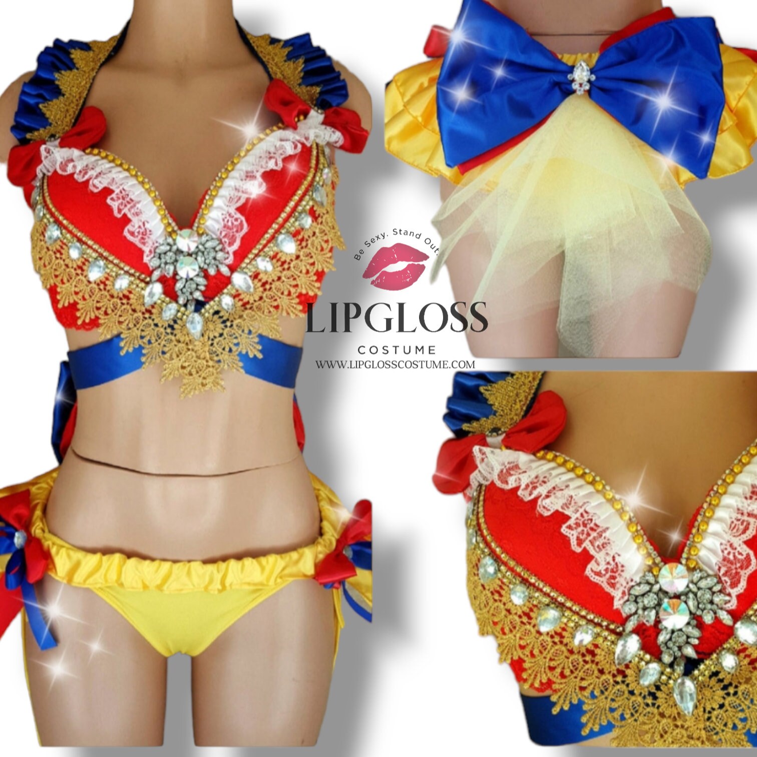 Snow White Rave Costume Rave Outfit Festival Clothes