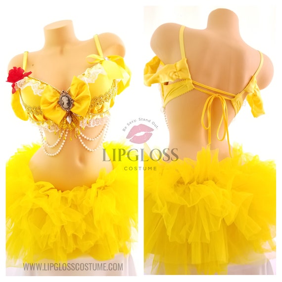 yellow rave outfit
