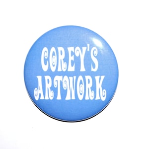 2 1/4 Magnet Artwork display Personalized magnet memo holder stocking stuffer inexpensive gift
