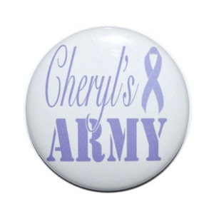 Esophageal Cancer Awareness  ribbon, Periwinkle awareness ribbon, cancer support ribbon, Cancer awareness button, 2 1/4 inch button