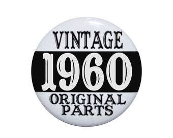 85 years old Vintage Original Parts 1936 85th birthday party button 85 year old 2 14 inch pin-back button