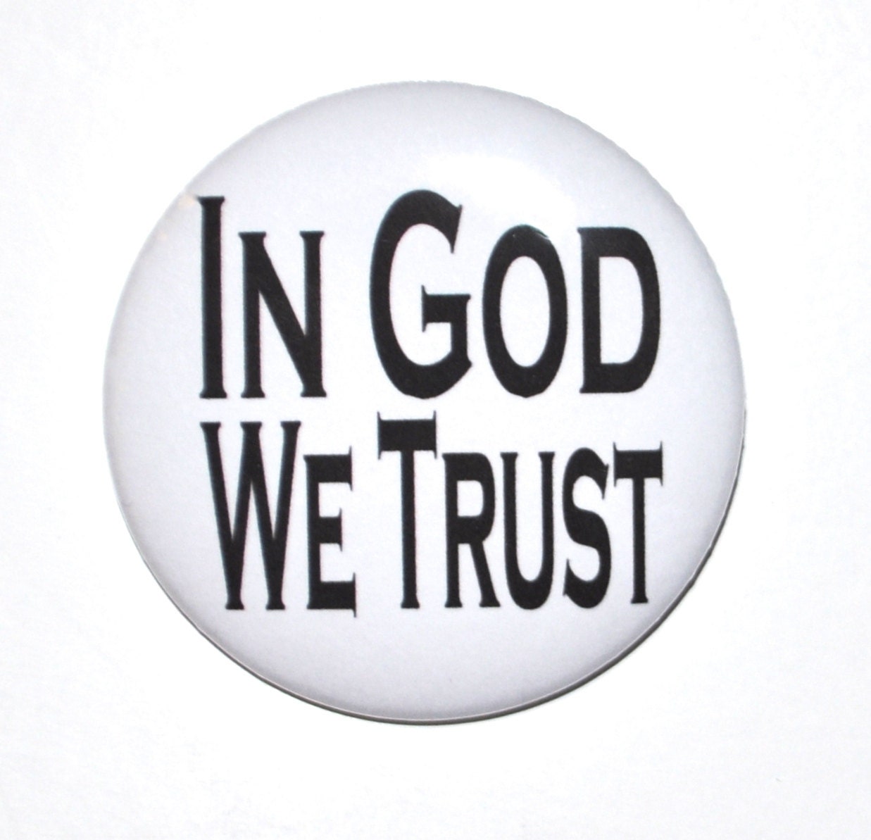 Christian Button in God We Trust Fund Raiser Religious Pin 2 Etsy