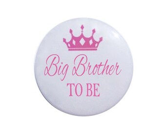 Mommy to be, daddy to be, sister to be, brother to be, grandparent to be, baby announcement, baby shower buttons 2 1/4 inch baby buttons