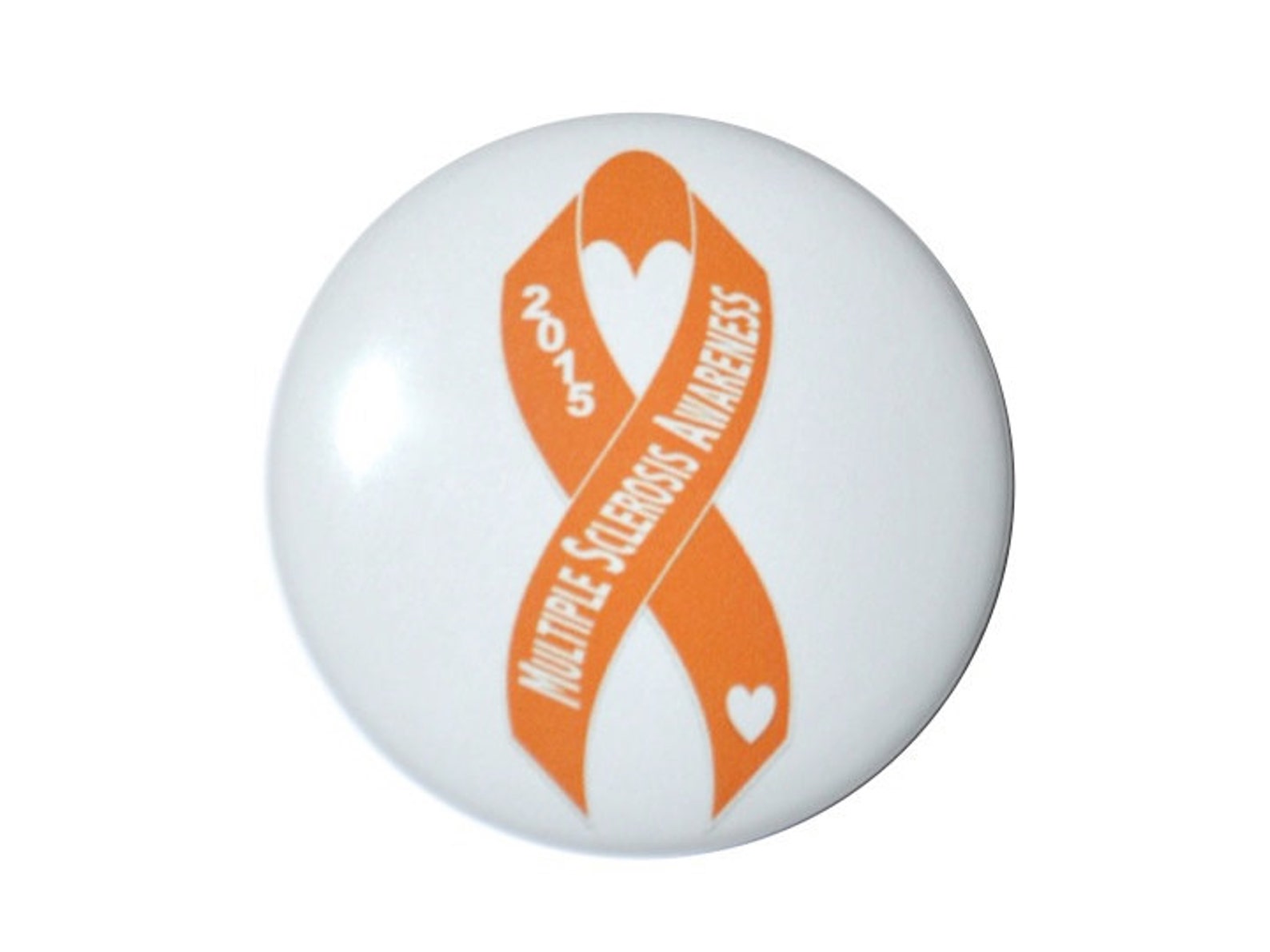 Multiple Sclerosis Awareness Ribbon Cancer Awareness Button | Etsy