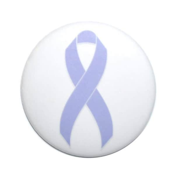 Esophageal Cancer Awareness ribbon Periwinkle ribbon awareness cancer support ribbon 2 1/4 inch button