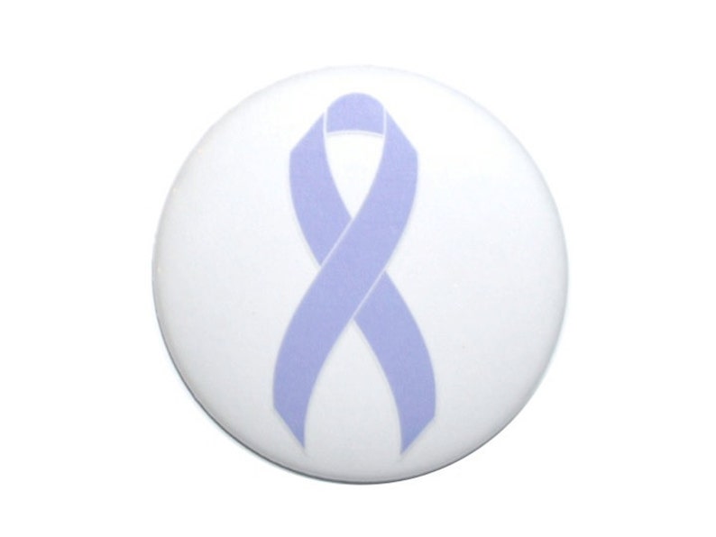 Esophageal Cancer Awareness ribbon Periwinkle ribbon awareness Etsy