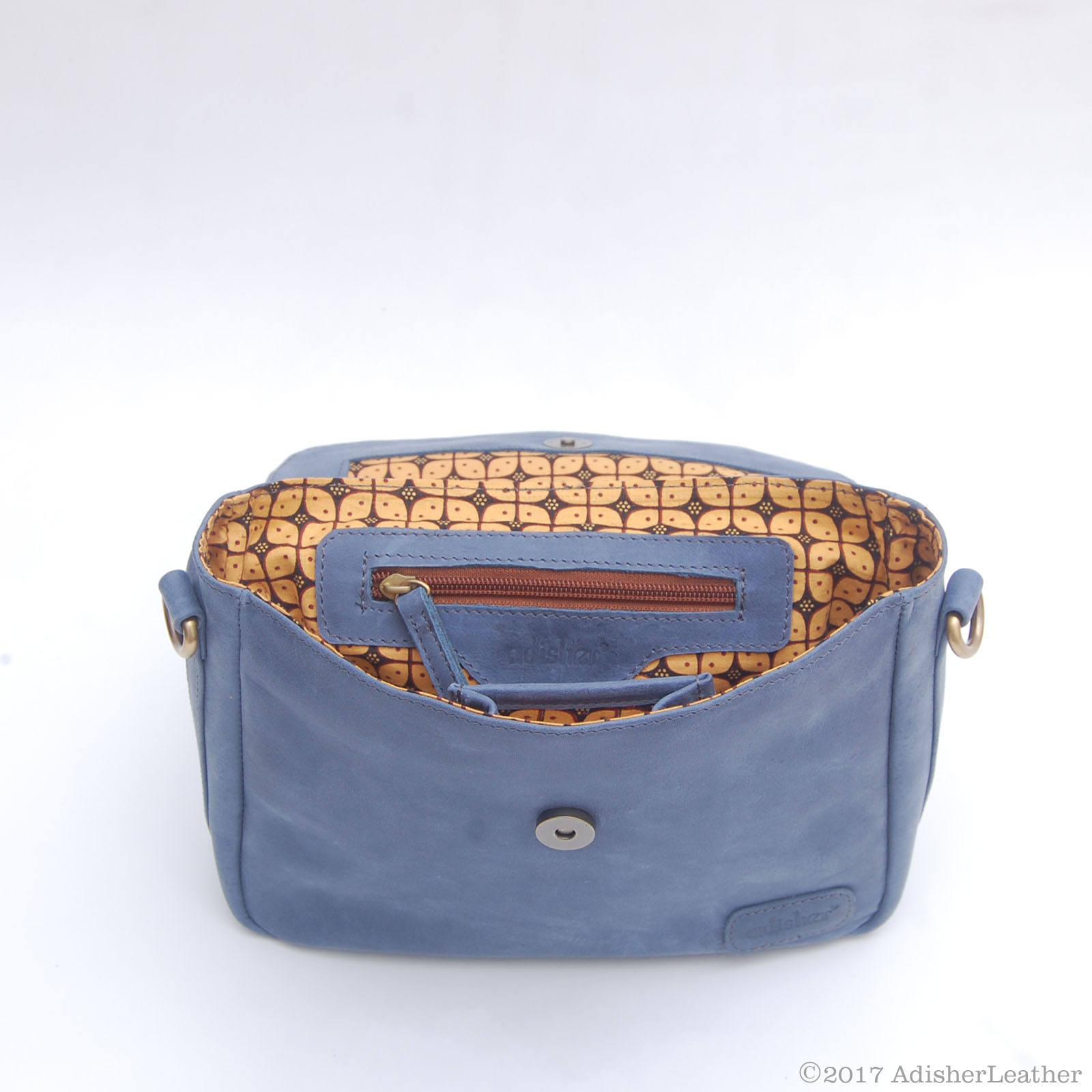 Leather Quilted Messenger Bag With Tassel, Women's Leather Quilted