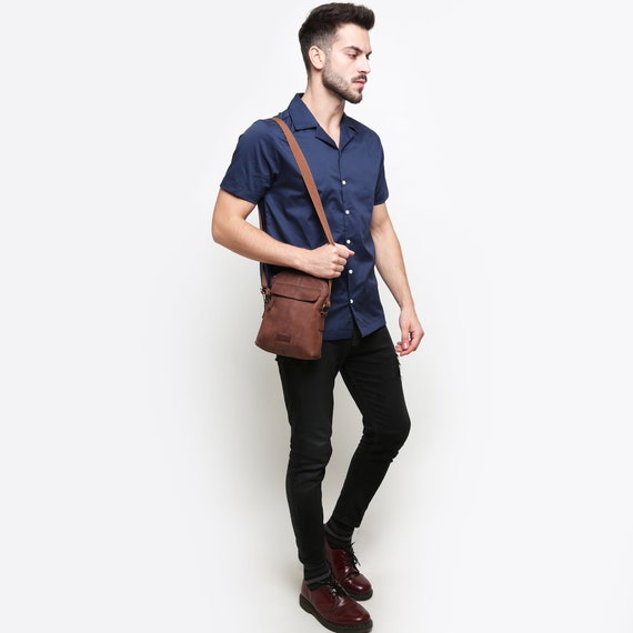 Polo men's leather bag cheap