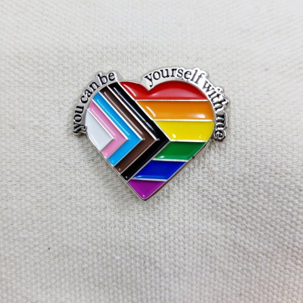 Enamel Pin // You Can Be Yourself With Me