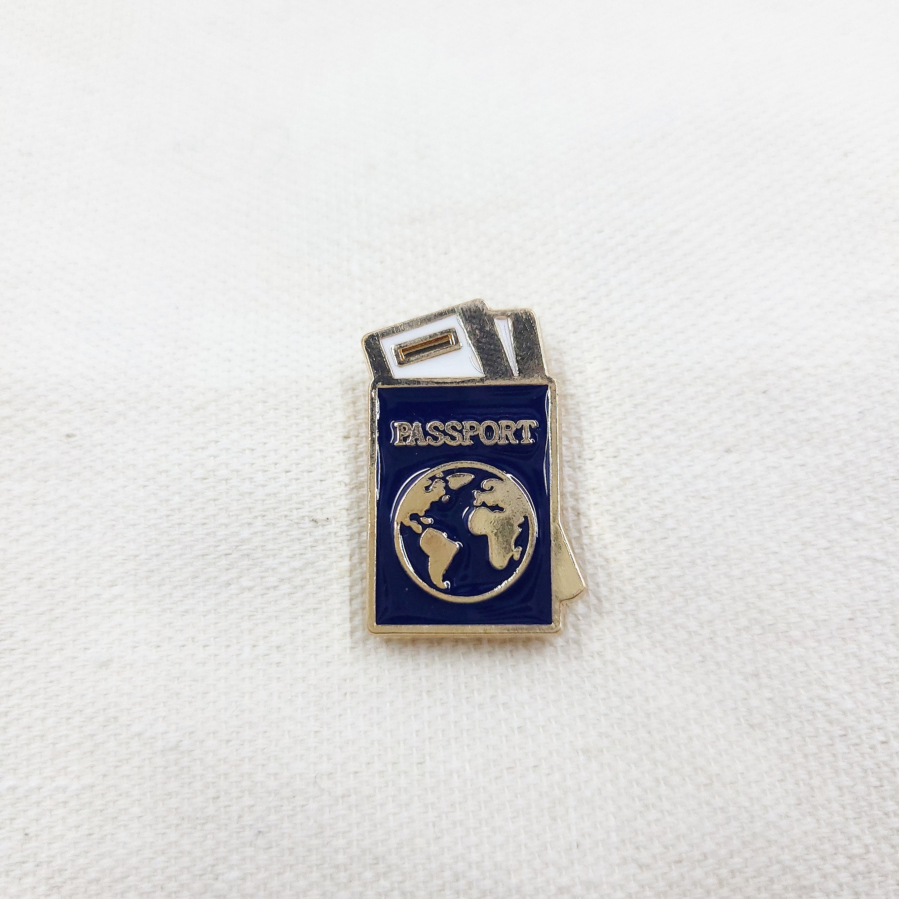 Enamel Pin // Passport