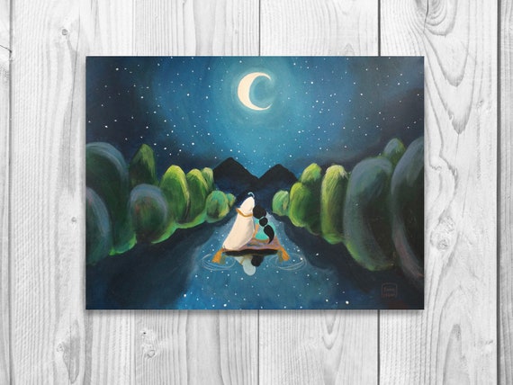 ディズニー限定セル画】アラジン＆ジャスミン Magic Carpet Ride