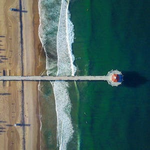 Beach pier