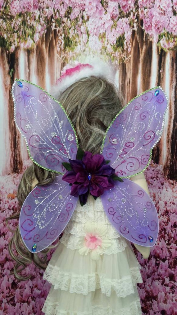 pink fairy wings and wand