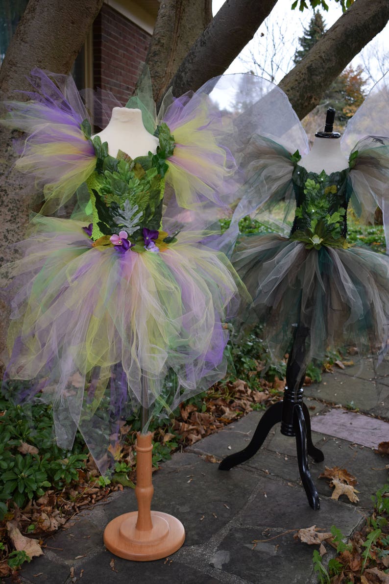 Adult Woodland fairy costume,Green fairy costume ice skating costume dance performance costume theatrical fairy dress,garden fairy dress