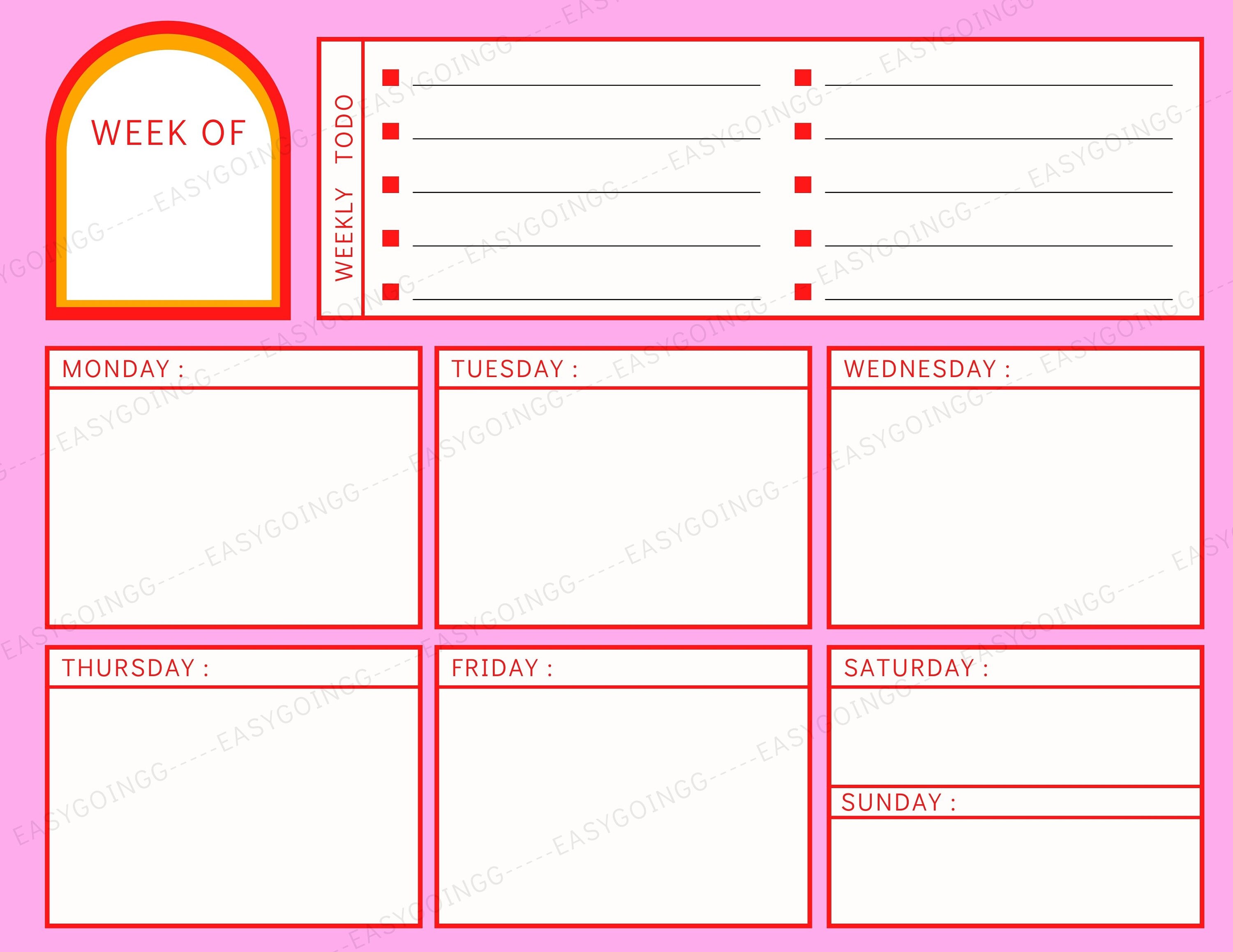 todo list planner todo list planner