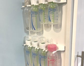 Bottle Rack, compatible with Dr Brown’s Narrow Neck Bottles, Wall Mount