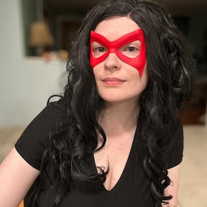 Masque de super-héros rouge