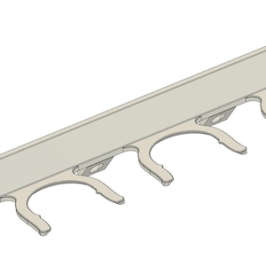 Digital File, Dr Brown’s Wide Neck Bottle Rack Wall Mount 3D File STL