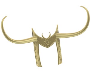 Lady Loki Horns 3D Printing STL File