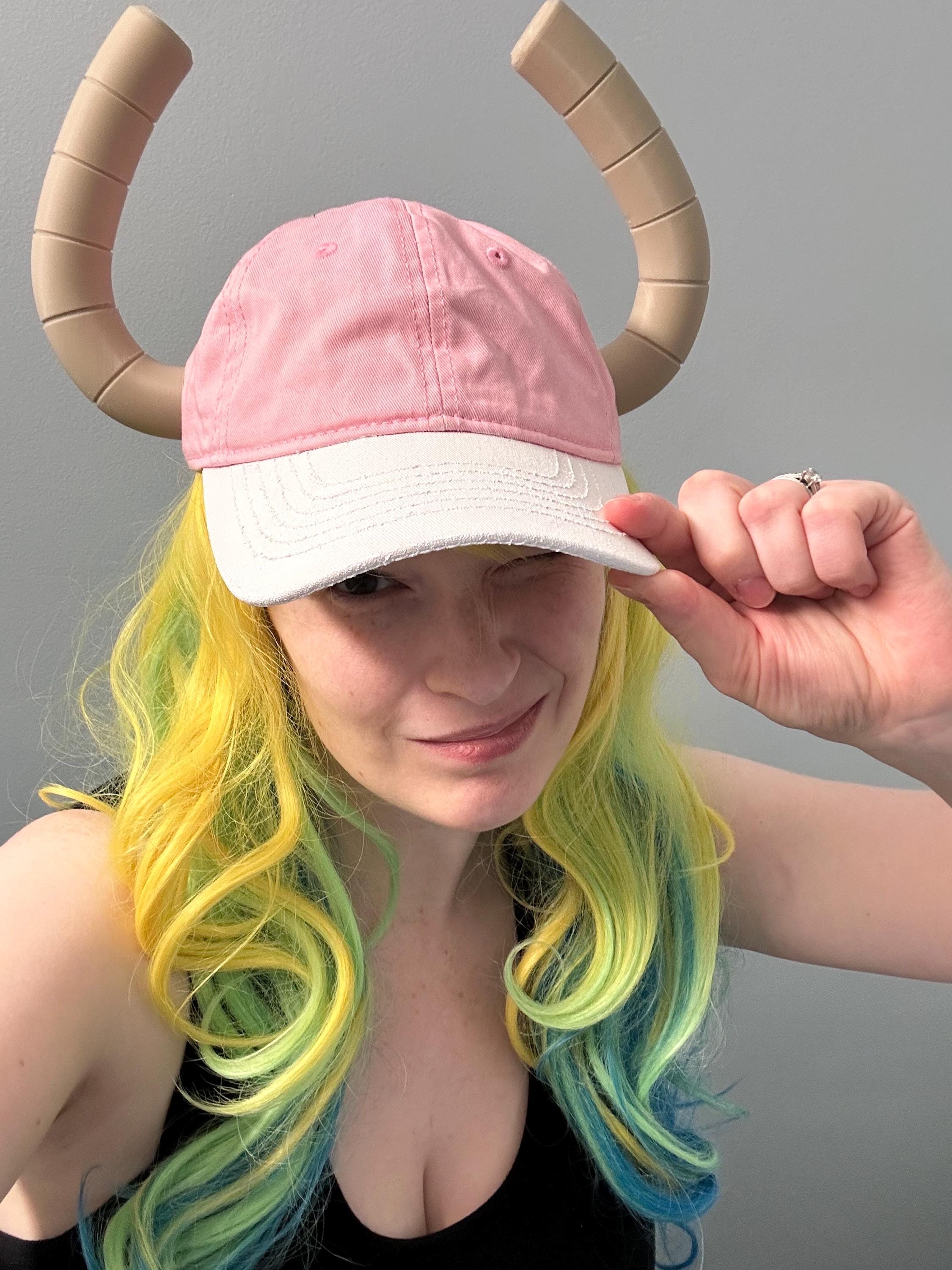 3D Printed Lucoa Quetzalcoatl From Dragon Maid Horns and Hat - Etsy