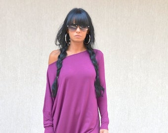 Abito asimmetrico con spalle scoperte in caftano, abaya lungo fino al pavimento di Kotytostylelab Clothing