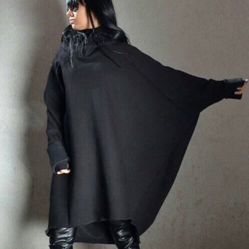 Plus Size Hoodie Soft Sweatshirt Dress 