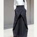 BOHEMIAN SKIRT - SEXY Skirt - Skirt With Pockets - High Waisted Prom Avant   Black Skirt - Avant Garde Clothing For Women - Gothic Skirt 