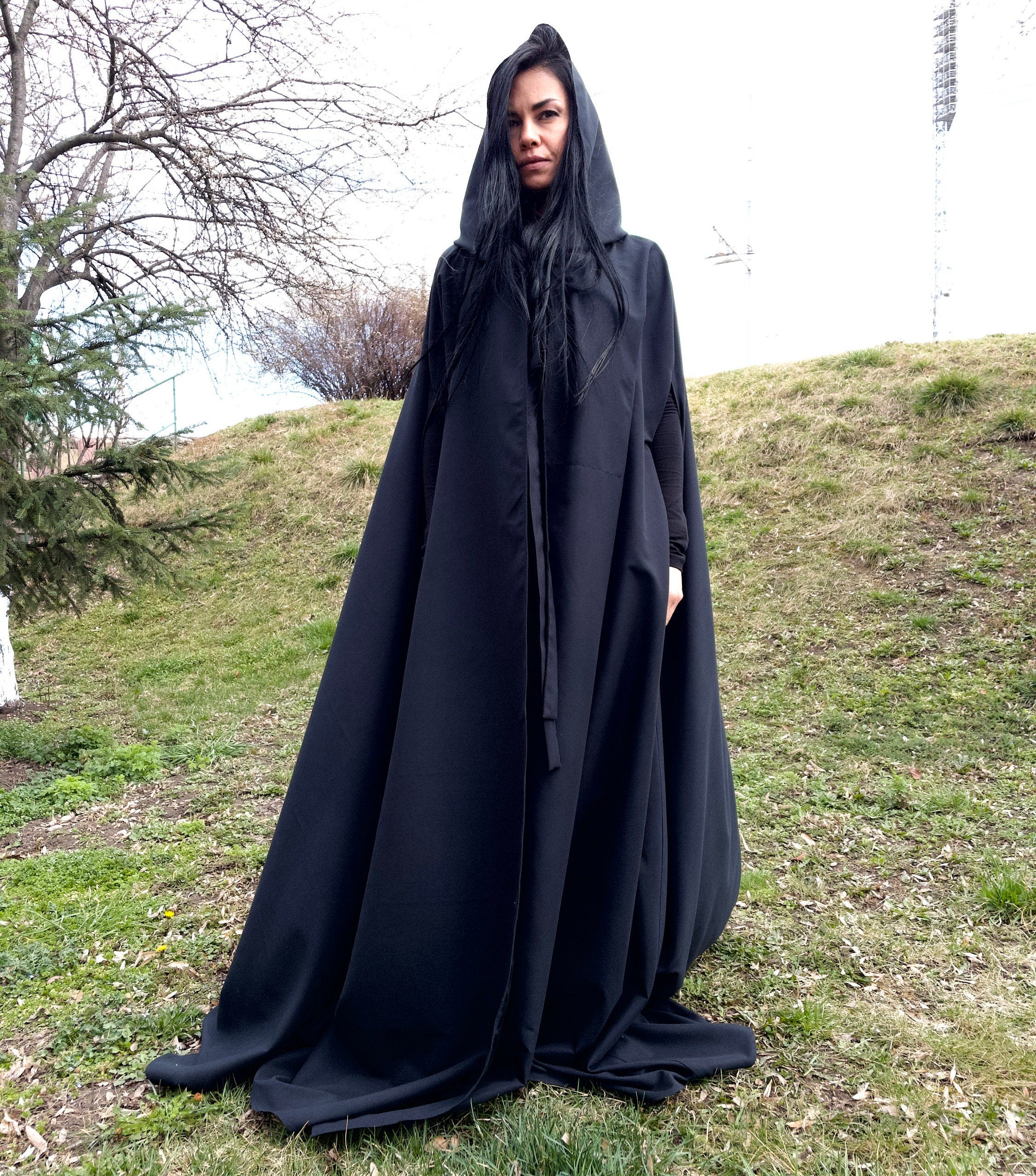 Hooded Cloaks with Pockets  Raven Fox Capes and Cloaks