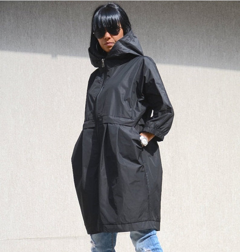 Women's Rain Jacket with Hood Maternity Waterproof Etsy