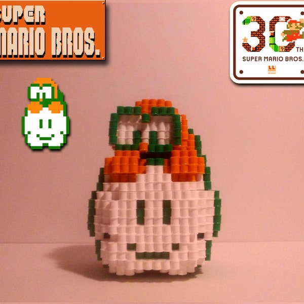 SUPER MARIO BROS. - 3D Lakitu (Pixel Bead Figure)