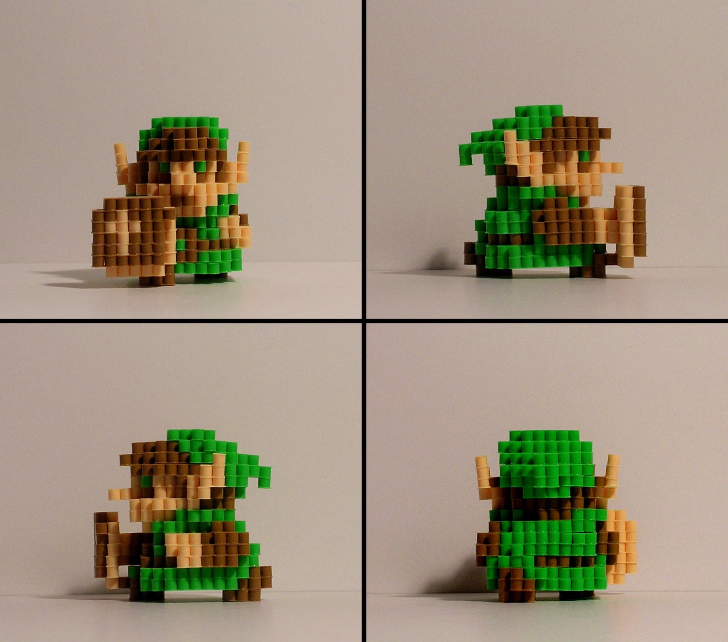 LoZ] Link loves Zelda, pixel art with lego bricks, made by me : r/zelda